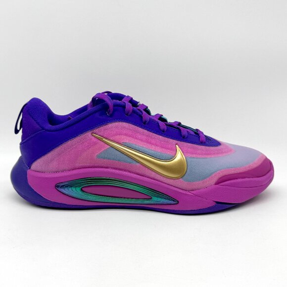 Nike Youth A'One Aja Wilson Unapologetic Purple Pink Sz 3Y New HF7001-500 - Picture 1 of 11